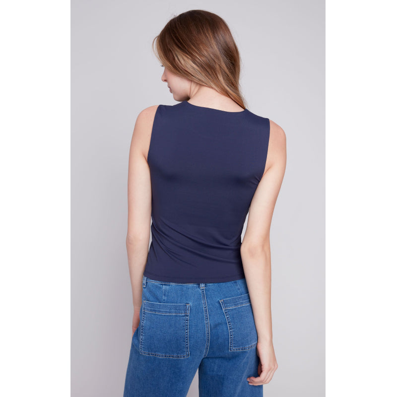 Charlie B Sleeveless RIB Top