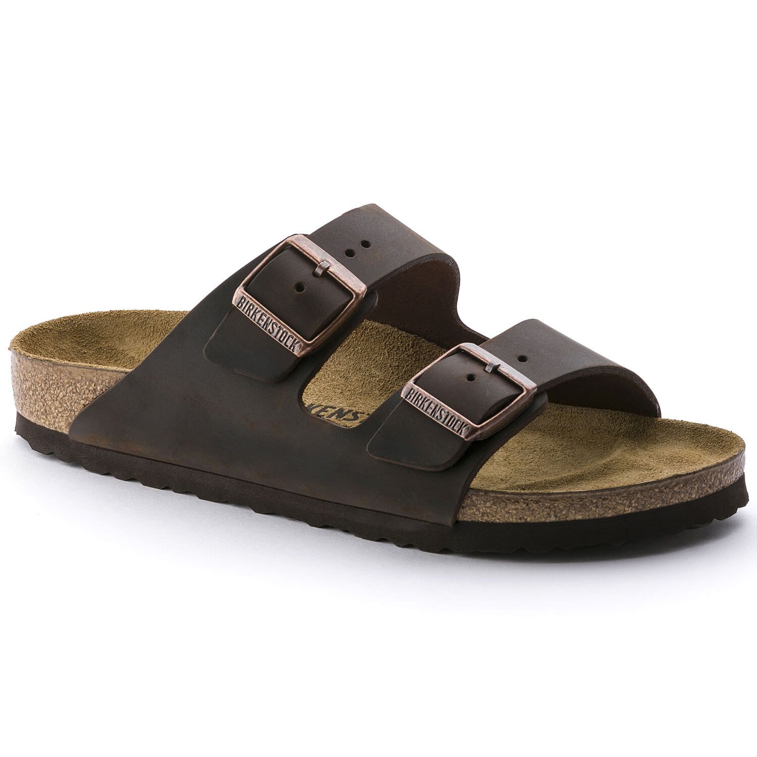 Birkenstock Arizona Habana Oiled Leather Sandals - Narrow