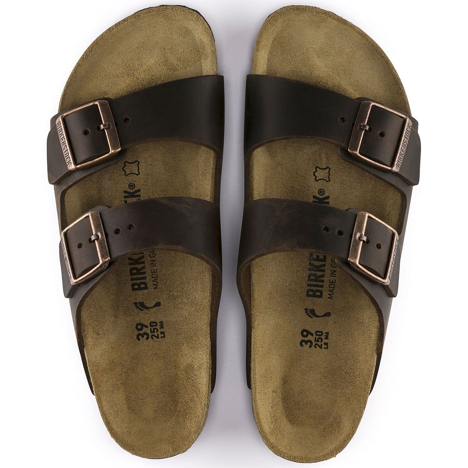 Birkenstock Arizona Habana Oiled Leather Sandal - Regular