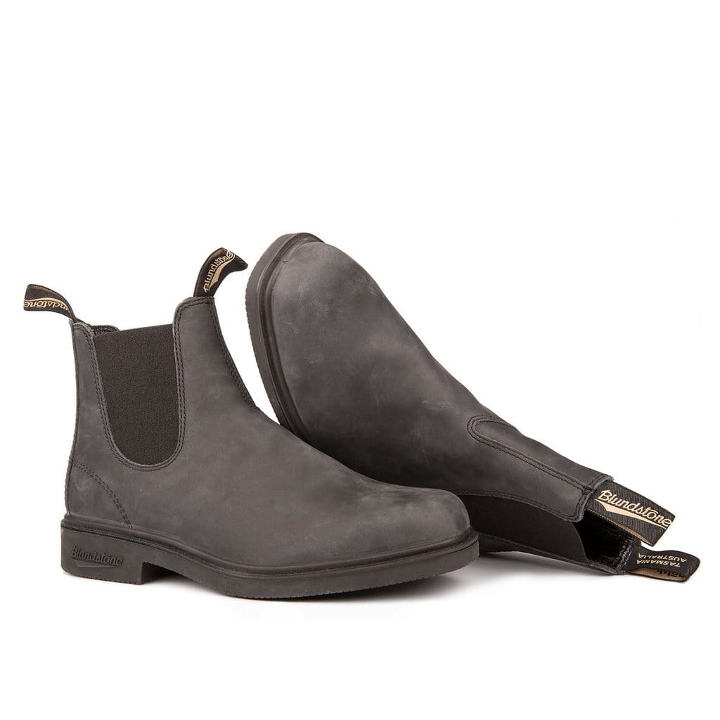 blundstone chisel toe steel grey