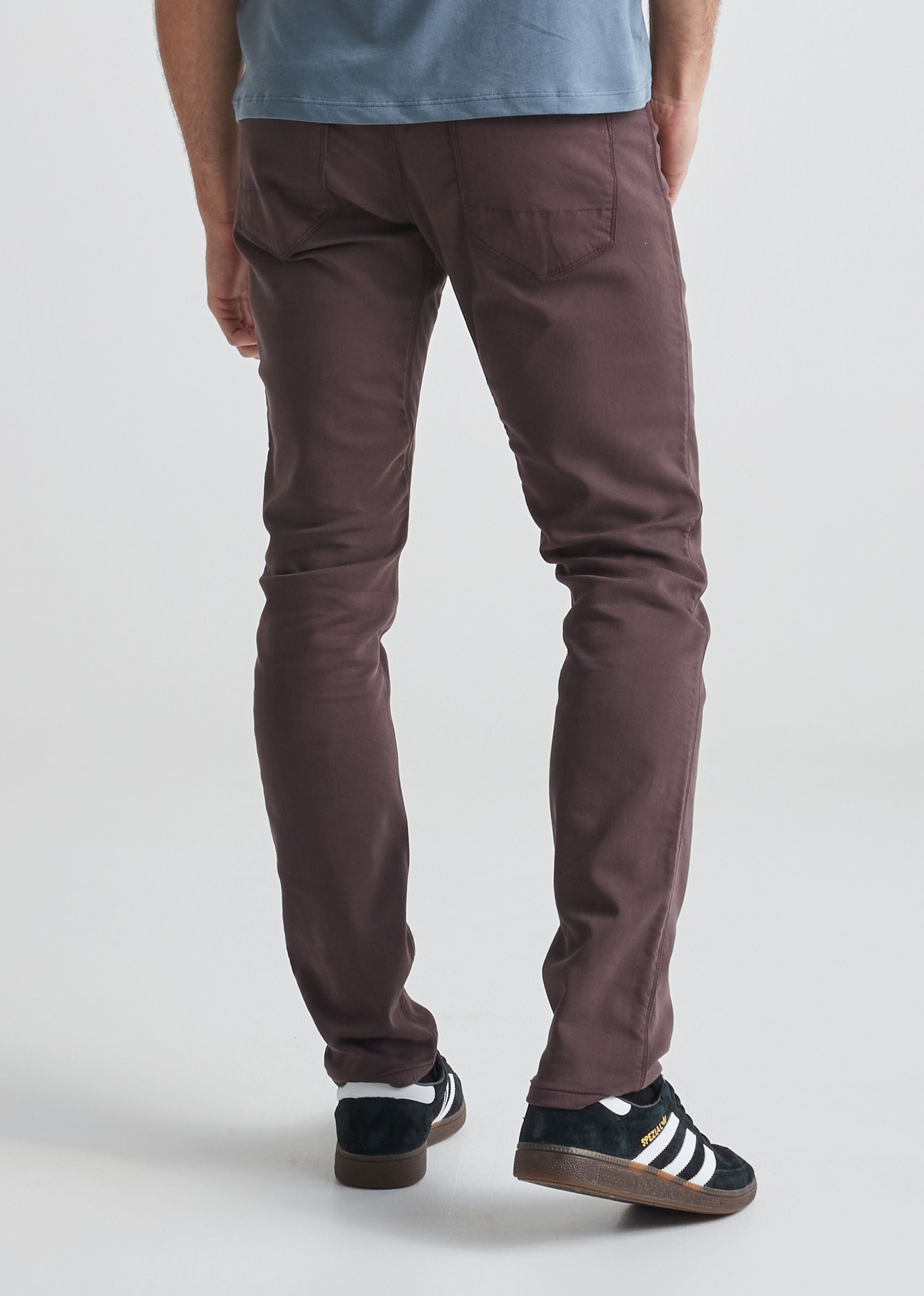 DU/ER Men's No Sweat Slim Pant - Walnut