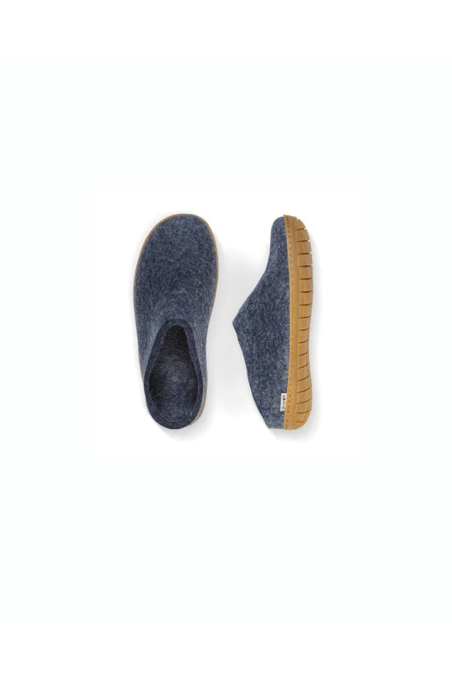 Glerups Slip-On - Honey Rubber - Denim