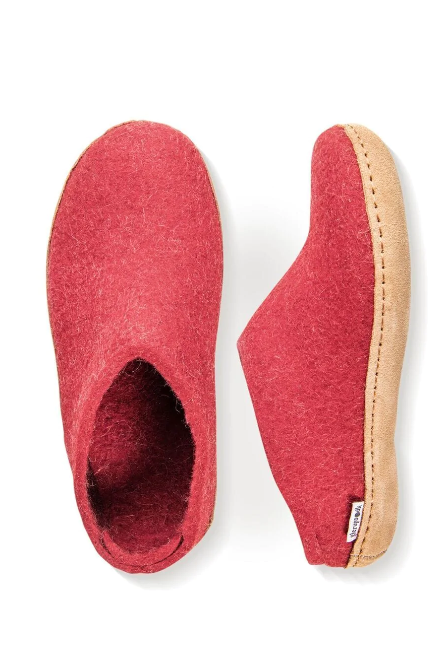 Glerups Slip-On - Leather - Red