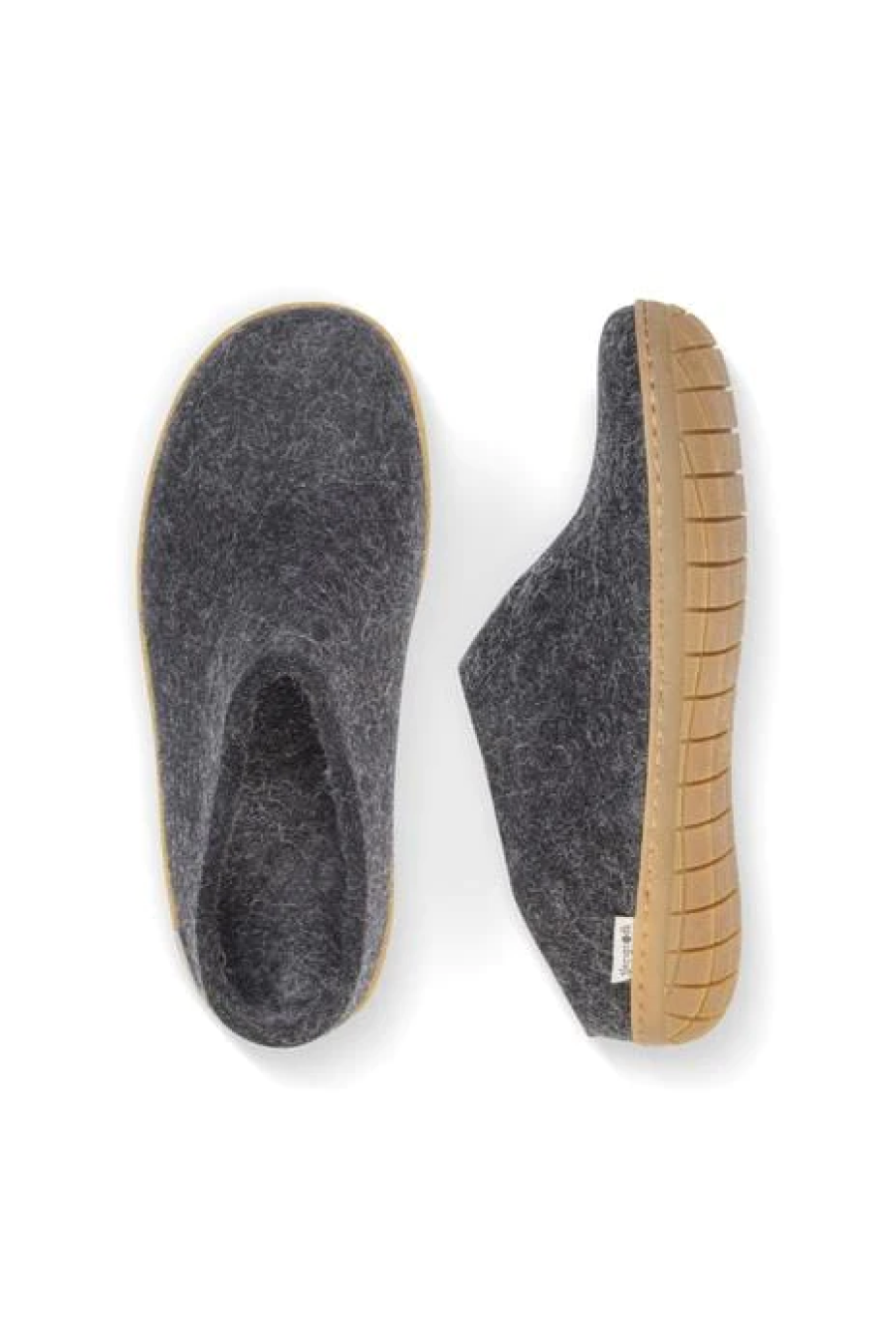 Glerups Slip-On - Honey Rubber - Charcoal