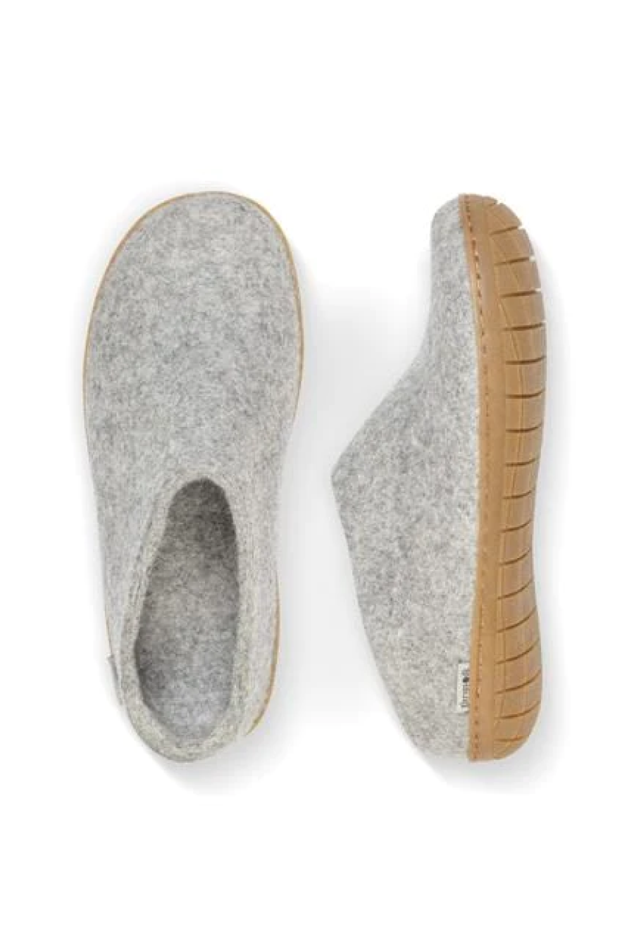 Glerups Slip-On - Honey Rubber - Grey