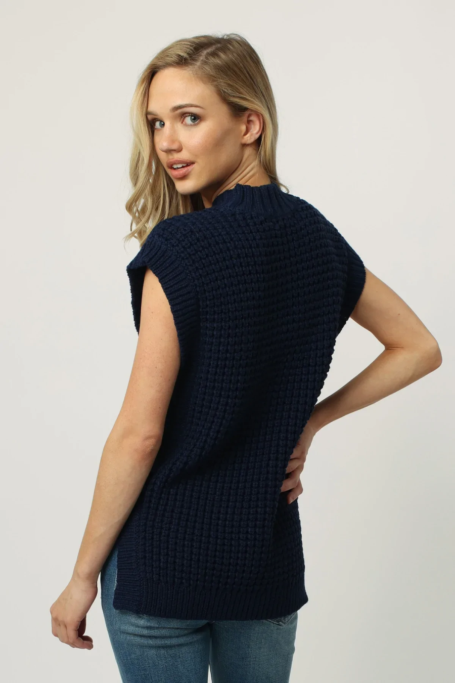 Dear John Briana Wide Neck Sweater Vest