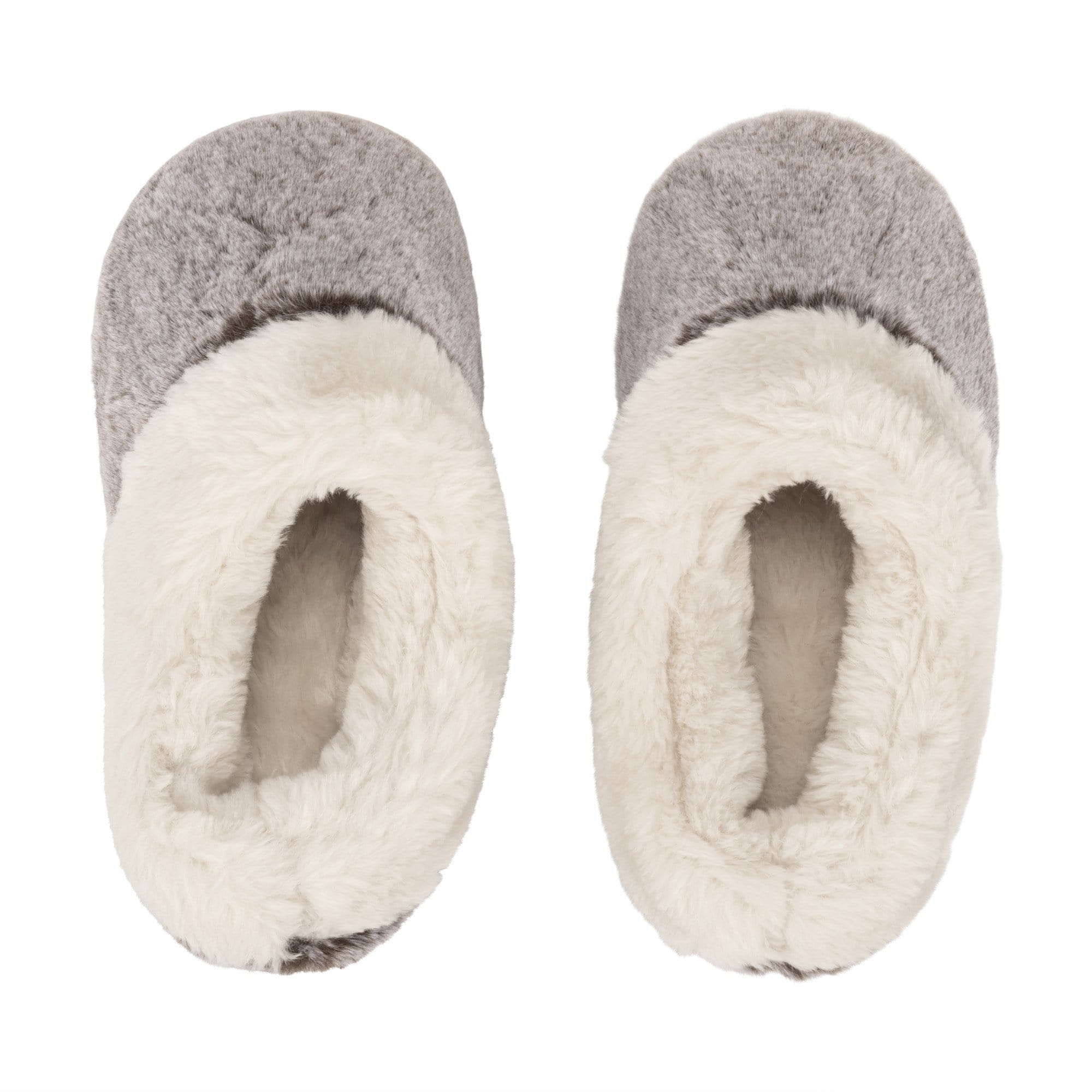 Lemon Tipped Fur Scuff Slipper