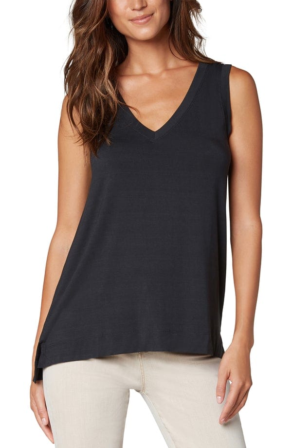 Liverpool Sleeveless V-Neck Knit Tee