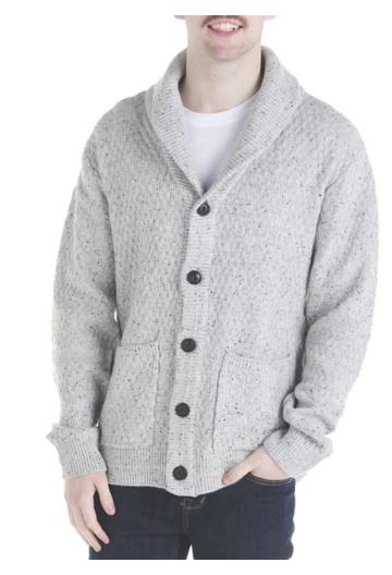 Liverpool Moss Stitch Shawl Cardigan