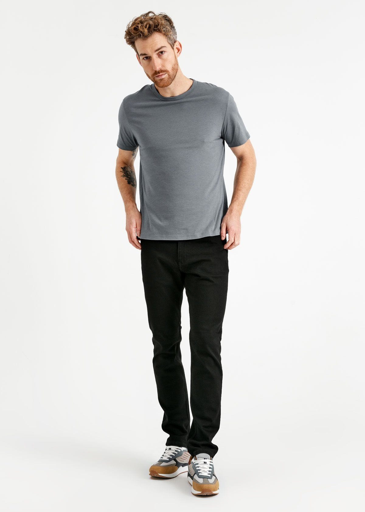 DU/ER Men's Performance Denim Slim Pant - Black