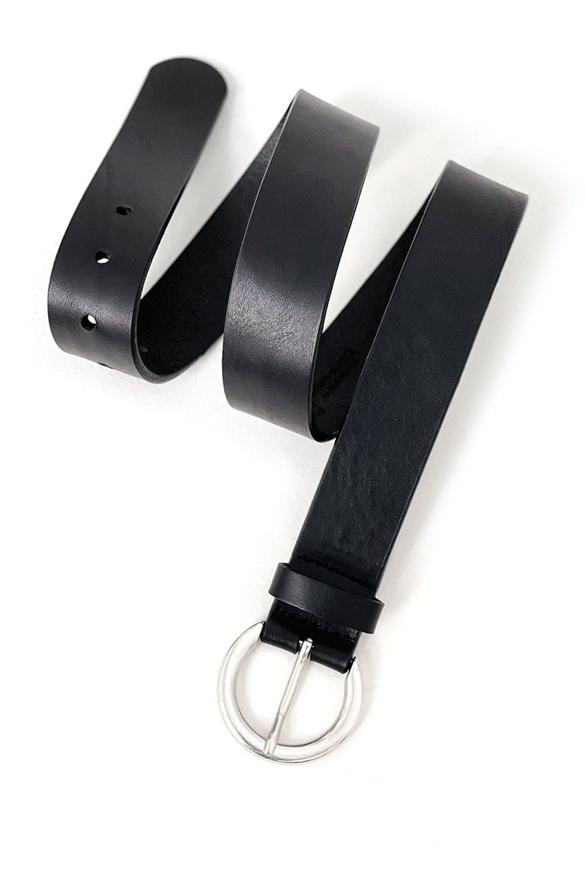 Brave Leather Milena Circle Buckle Bridle Belt