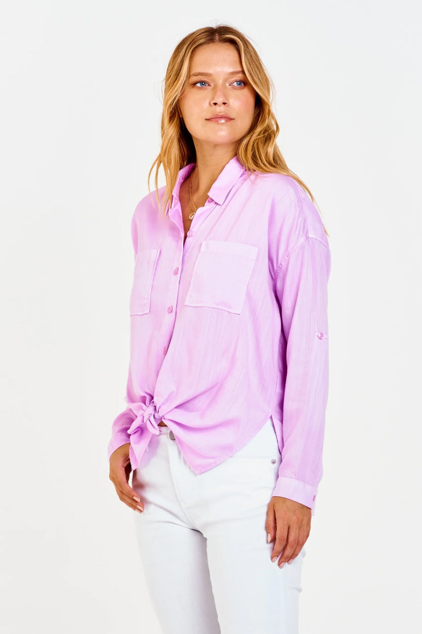 Dear John Arianna Blouse - Pink Lavender