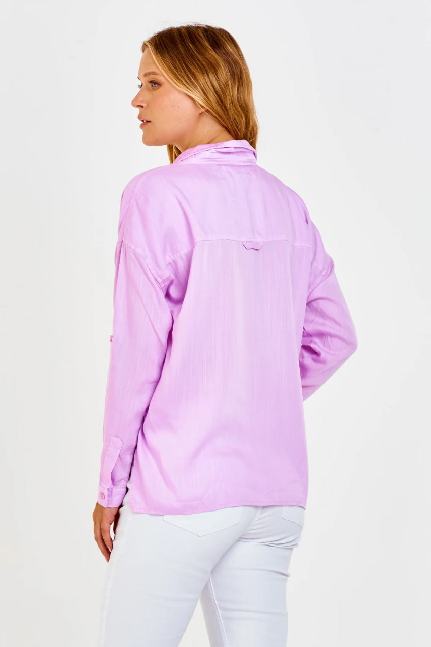 Dear John Arianna Blouse - Pink Lavender