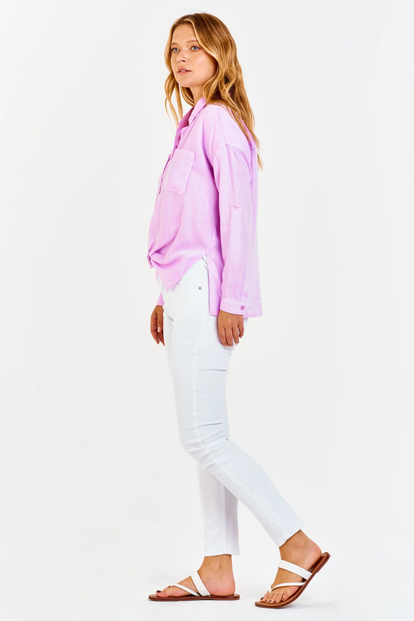 Dear John Arianna Blouse - Pink Lavender