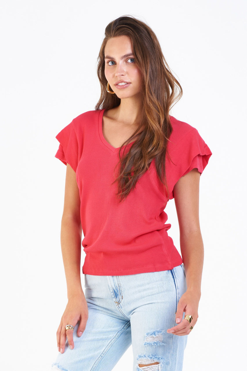 Dear John Olva Short Sleeve Top