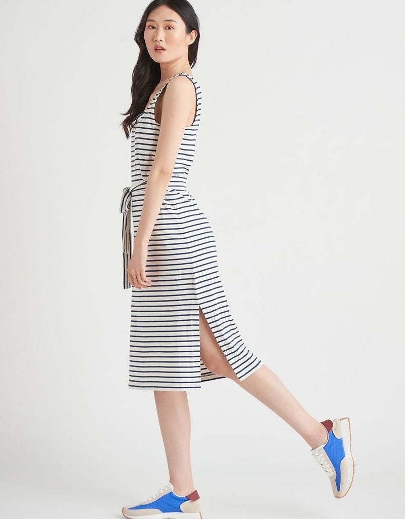 Dex Belted Knit Midi Dress