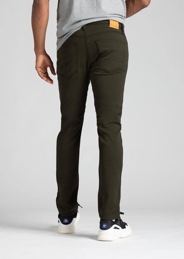 DU/ER Men's No Sweat Pant Relaxed Taper - Army Green