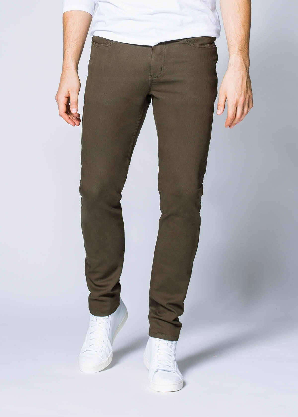 DU/ER Men's No Sweat Slim Pant - Army Green