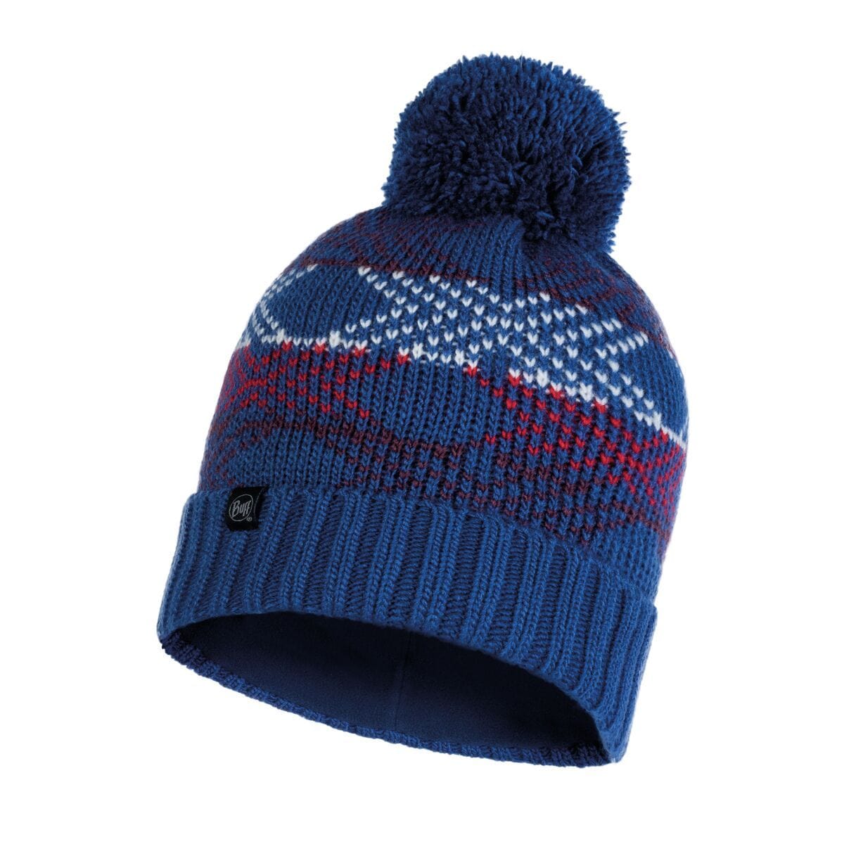 Buff Knitted & Polar Garid Hat