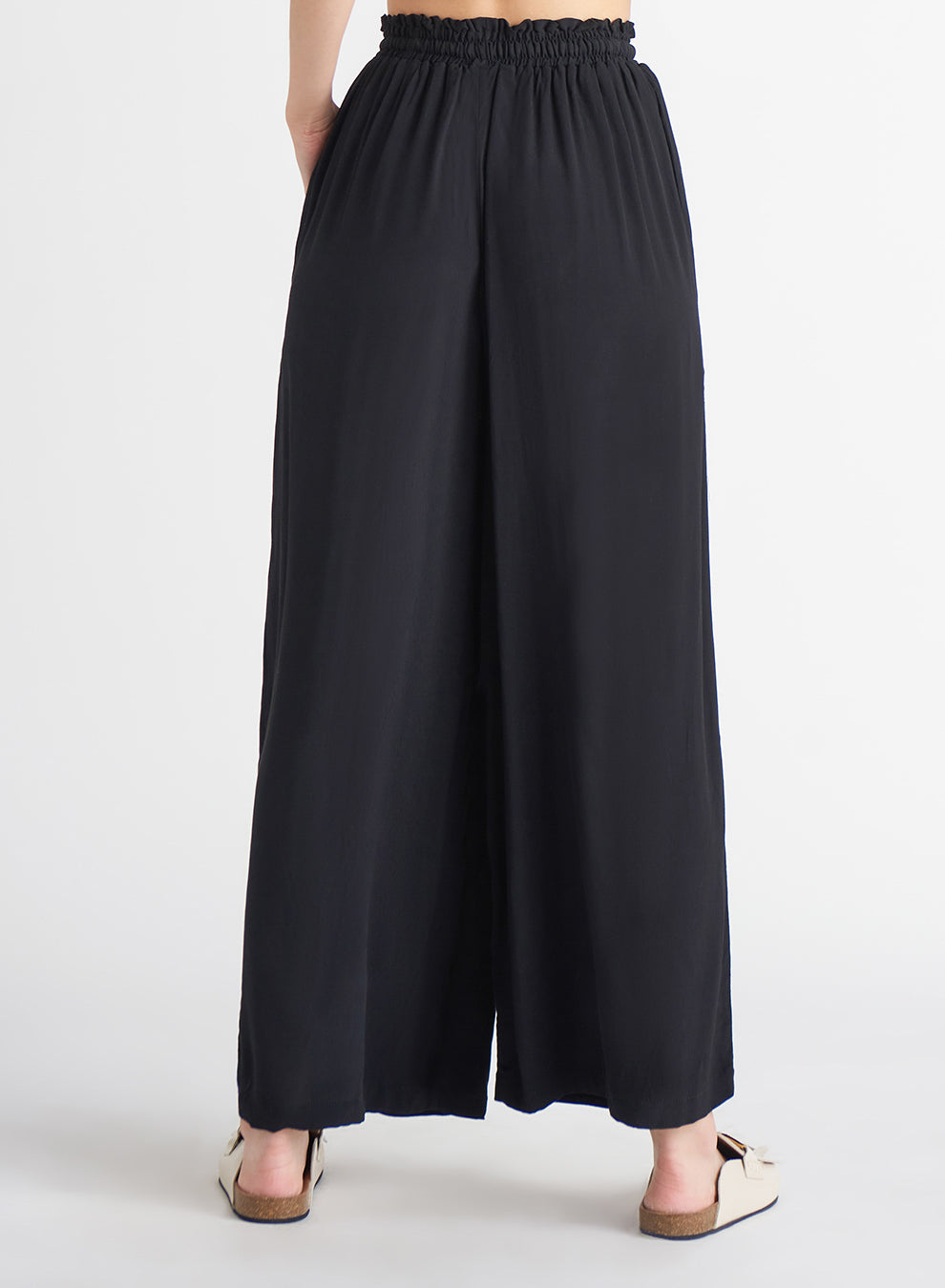 Black Tape Wide Leg Pant