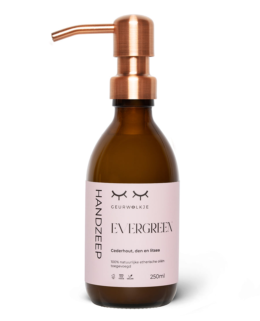 Natuurlijke handzeep - Evergreen - 100, 250 en 500 ML