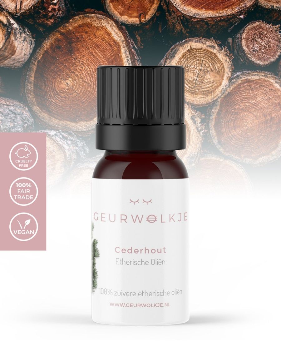 Etherische Olie Cederhout - - 10 ml Geurwolkje