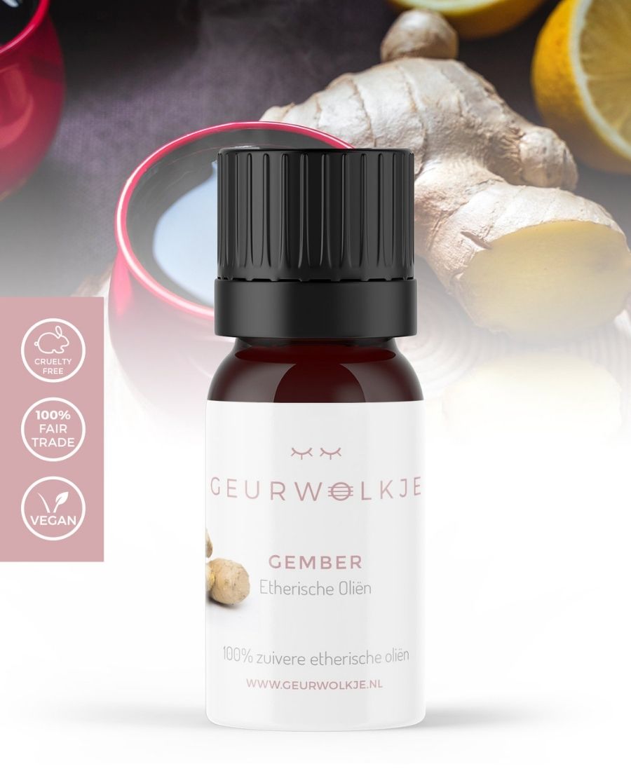 Etherische Olie Gember 10ml Geurwolkje