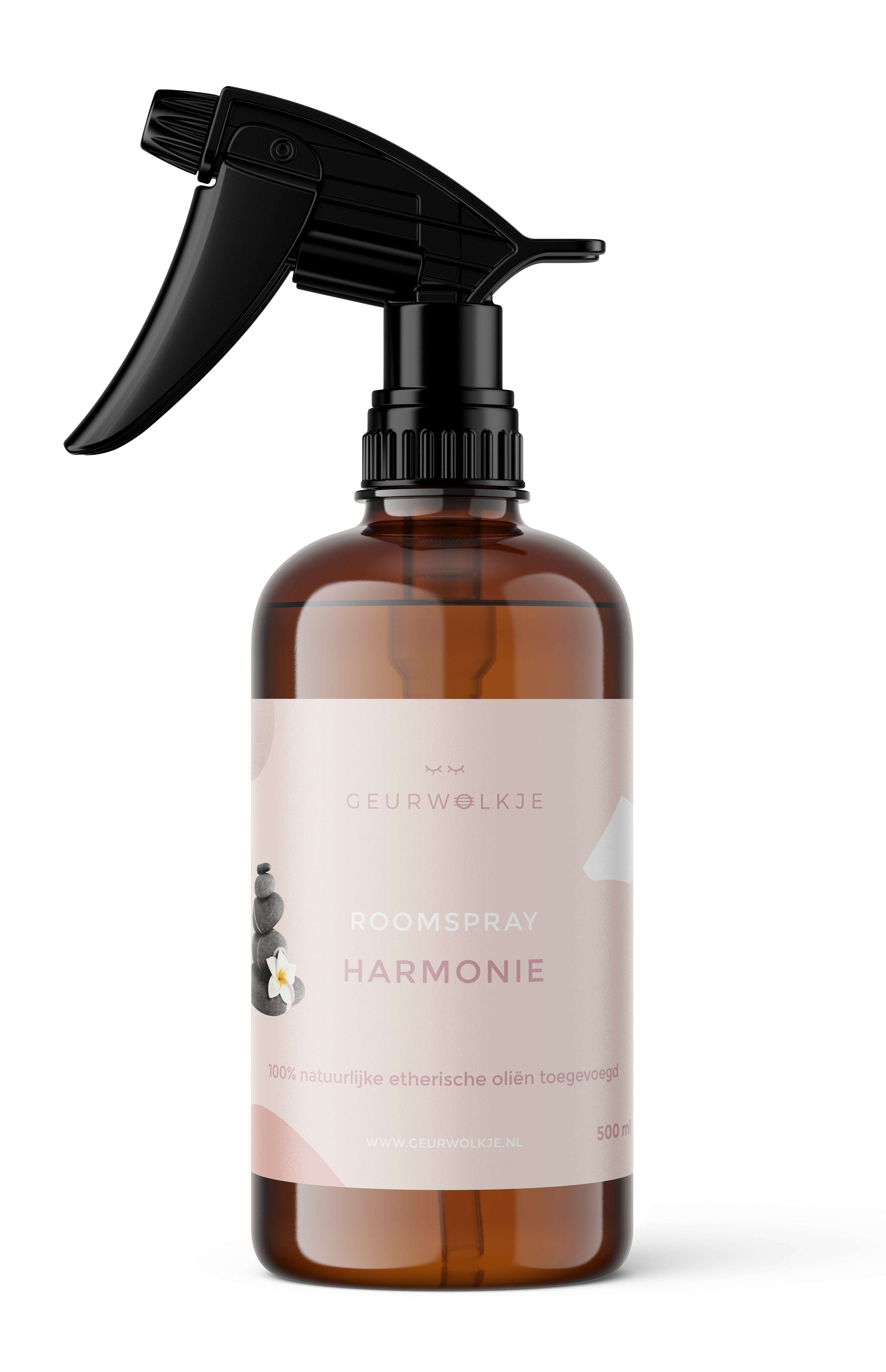 Harmonie natuurlijke Roomspray 500ml met etherische olie Geurwolkje® blend