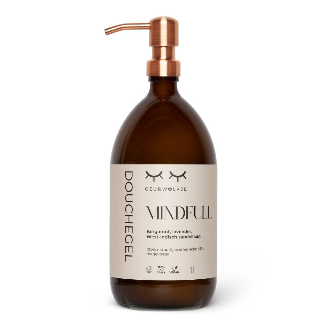 Natuurlijke douchegel - Mindful - 100, 250, 500 en 1000 ML