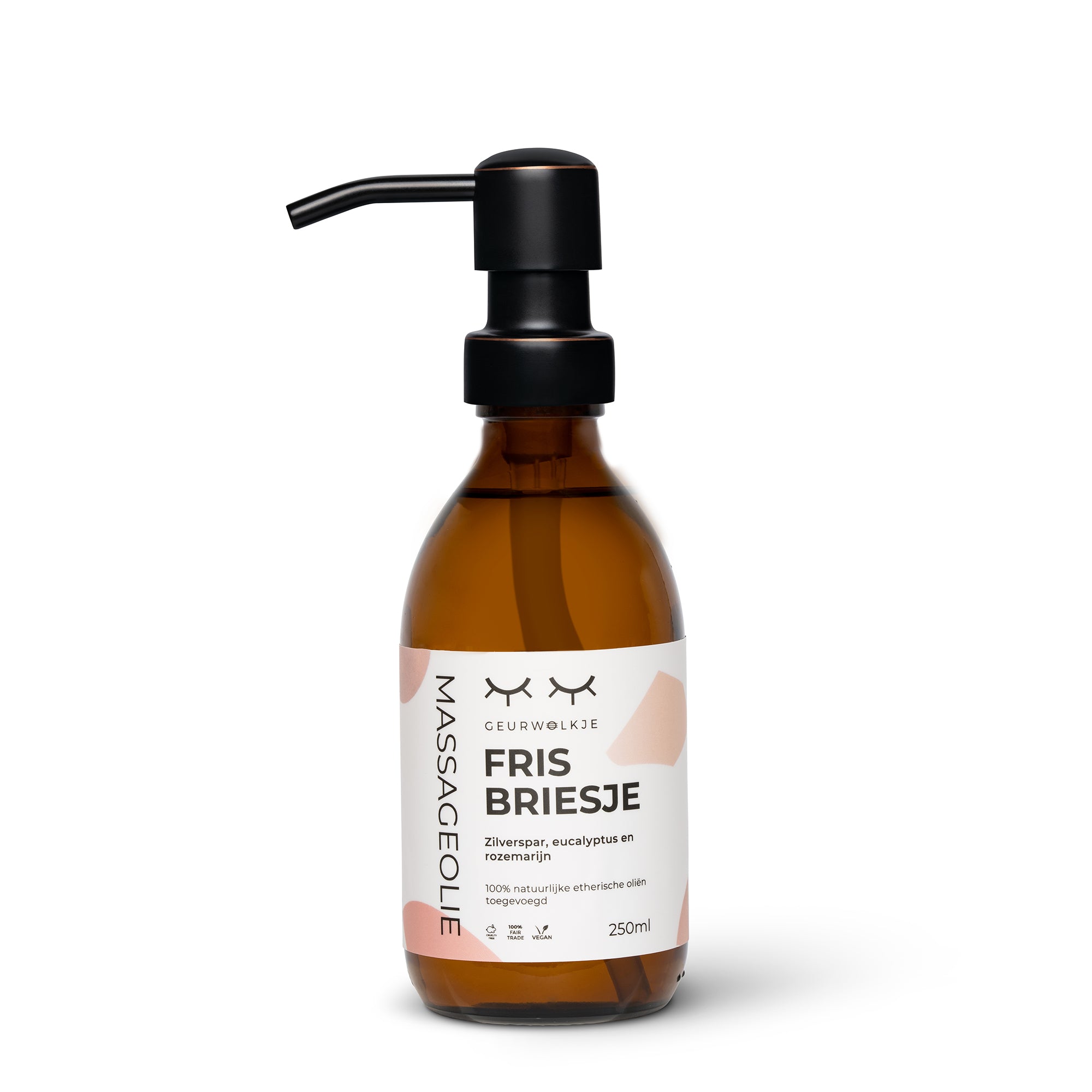 Natuurlijke massage olie - Fris Briesje - 100, 250 en 500 ML