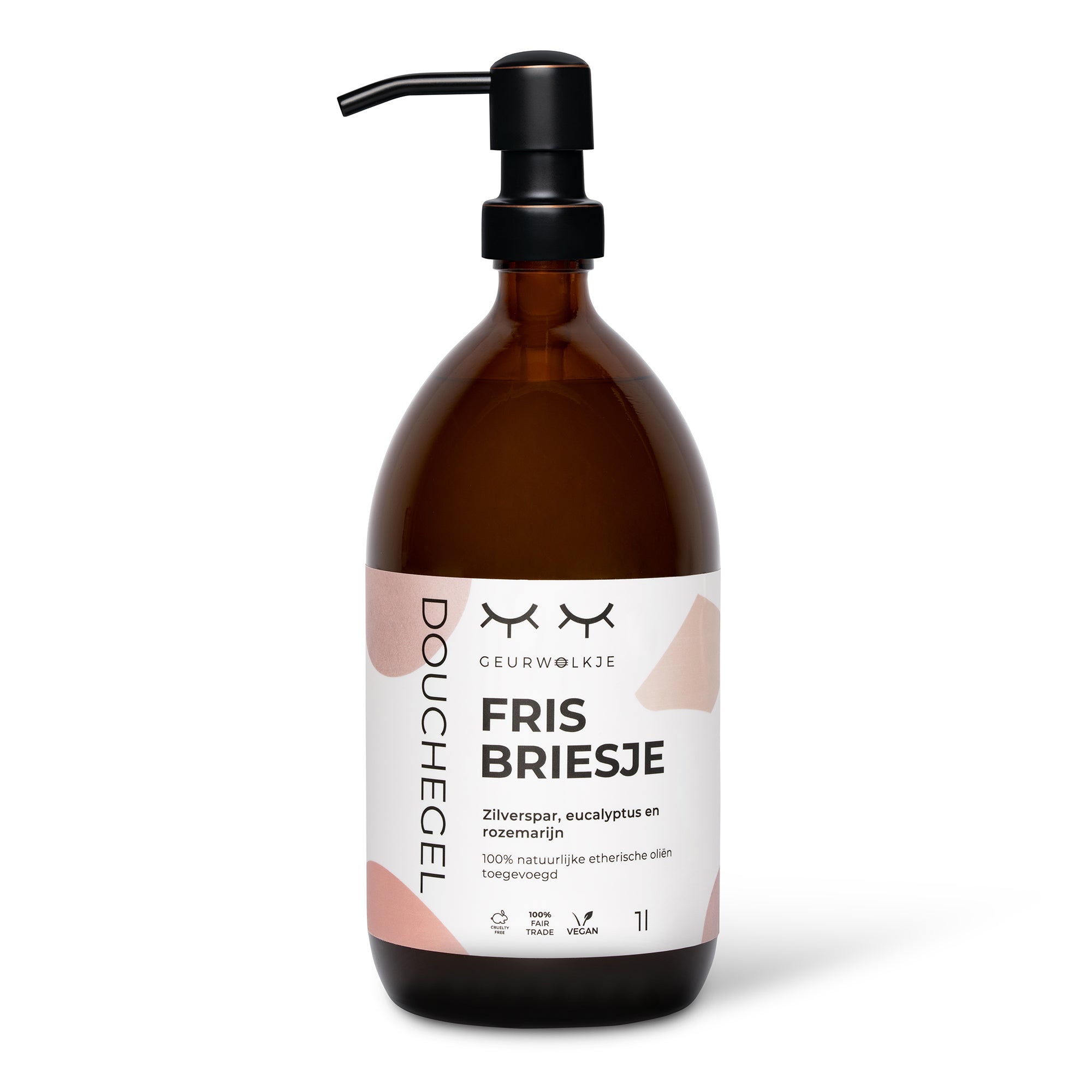 Natuurlijke douchegel - Fris Briesje - 100, 250, 500 en 1000 ML