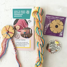 Load image into Gallery viewer, Braided cord friendship bracelet kit Kit The Sewcial Circle 