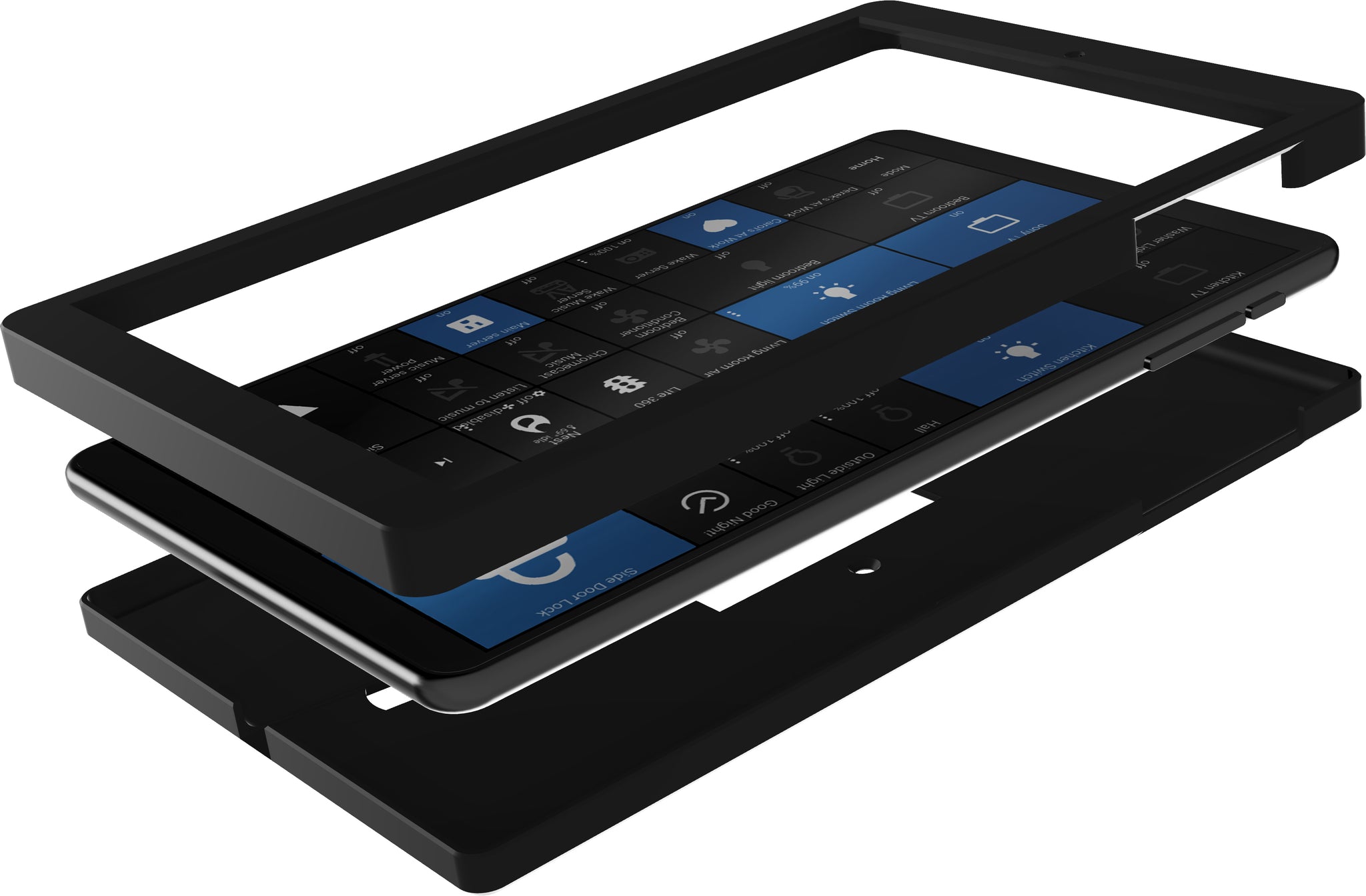 meditatie Portret vijand Samsung Tab A 10.1 Tablet ( SM-T510 / 515 ) Wall Mount – BLACK – Smart Home  Mount