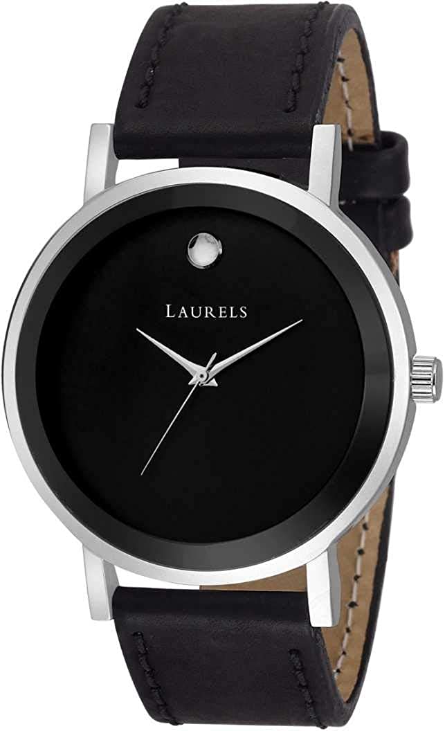 Laurels Lo-moon-020207 Analog Black Dial Men's Watch-Lo-Moon-020207