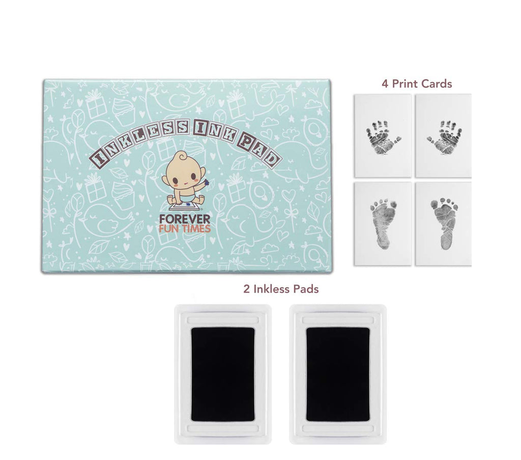 Baby Footprint Ink Pad, Lasting Memories Baby Ink Pad With Paper