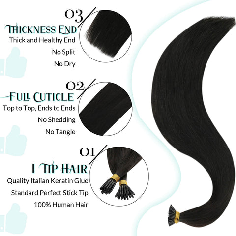 jet black virgin human hair extensions