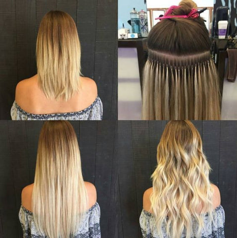 pre-bonded hair extensions