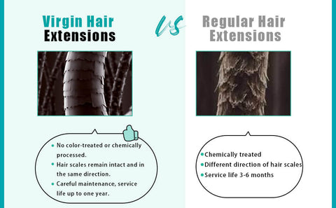 virgin hair extensions