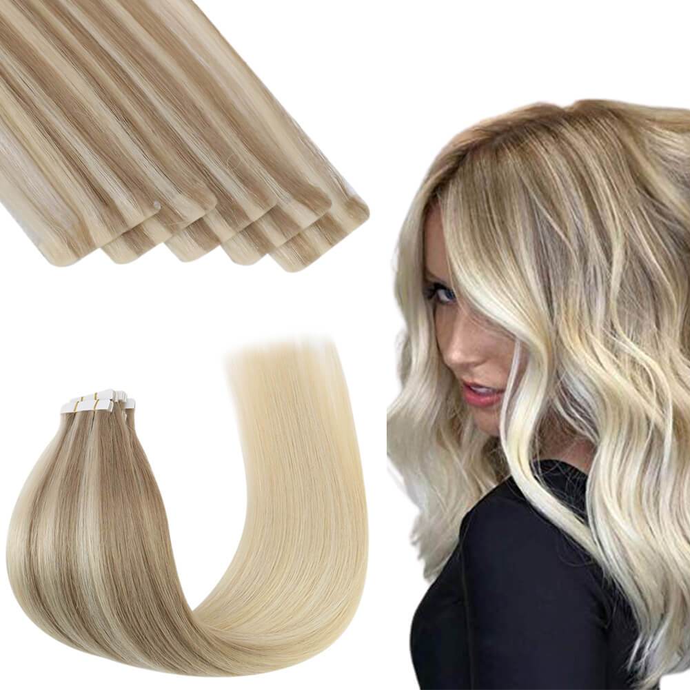 Balayage Seamless Inject Tape in Hair Extensions Virgin Hair #Nordic ...
