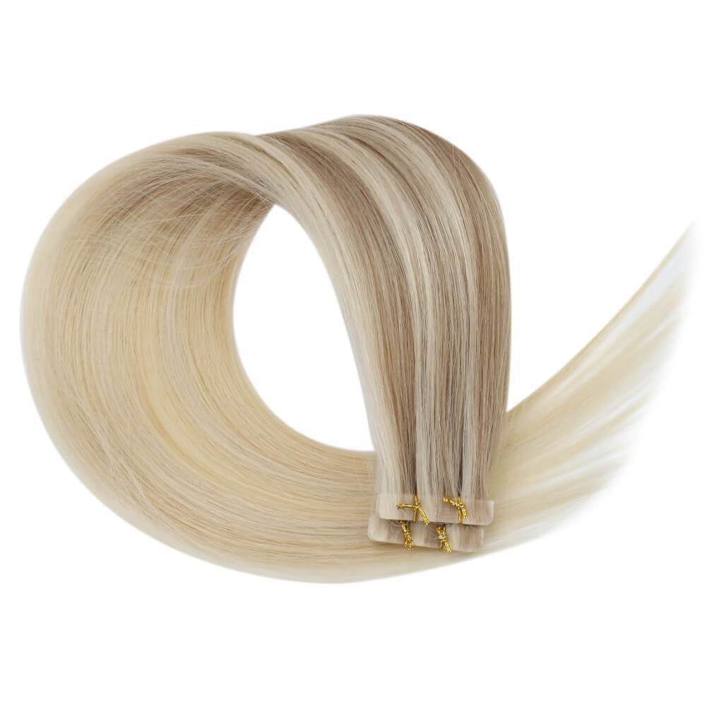 Balayage Seamless Inject Tape in Hair Extensions Virgin Hair #Nordic ...