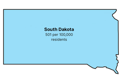 South Dakota crime rate