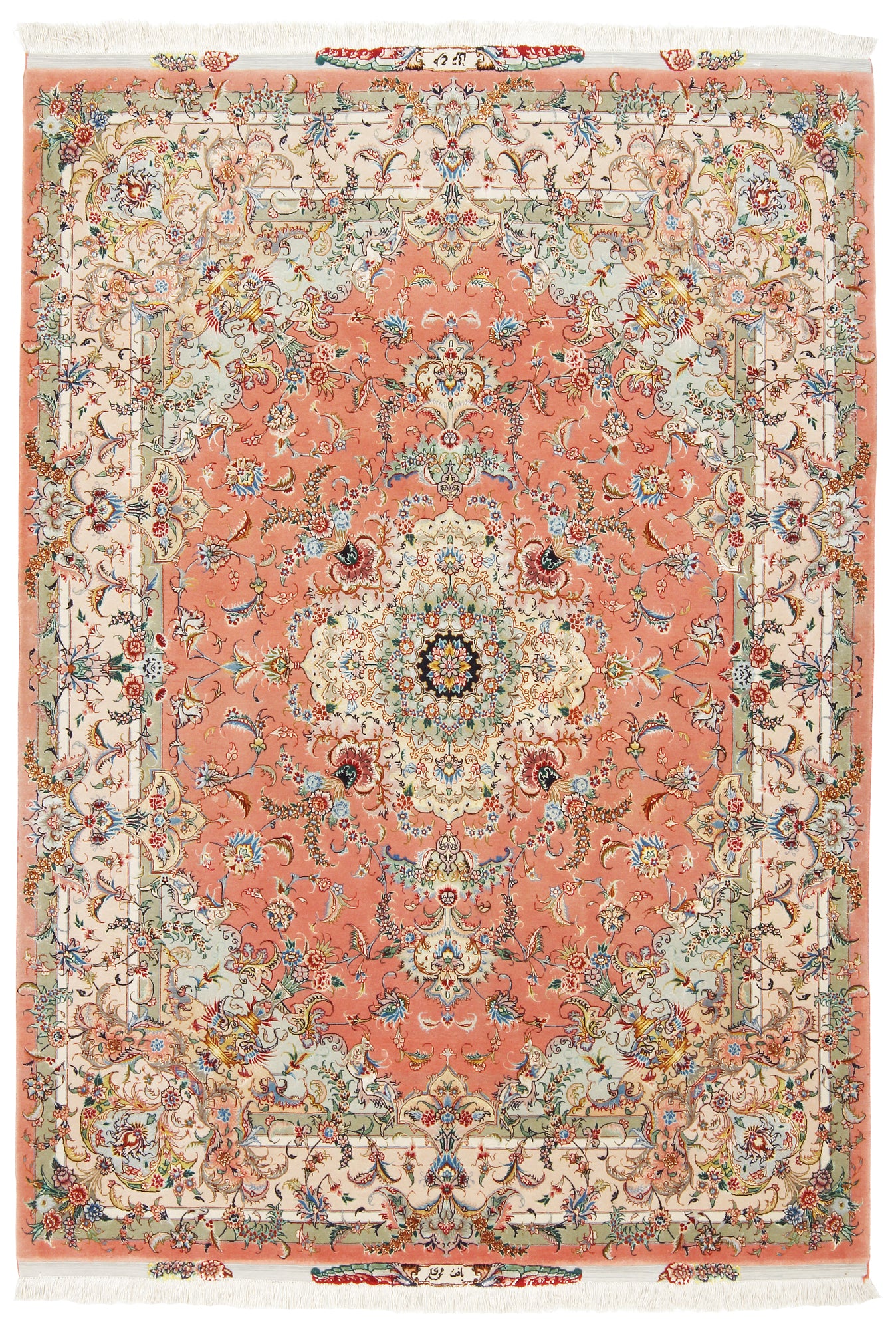 Fine Persian Tabriz Rug Wool & Silk – Turco Persian Rug Company