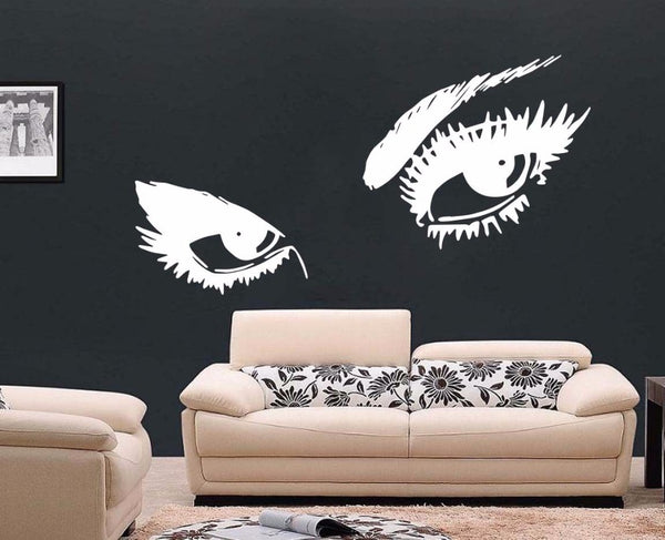 Large Eyes Beauty Pop Wall Art Vinyl Sticker Trends Centre