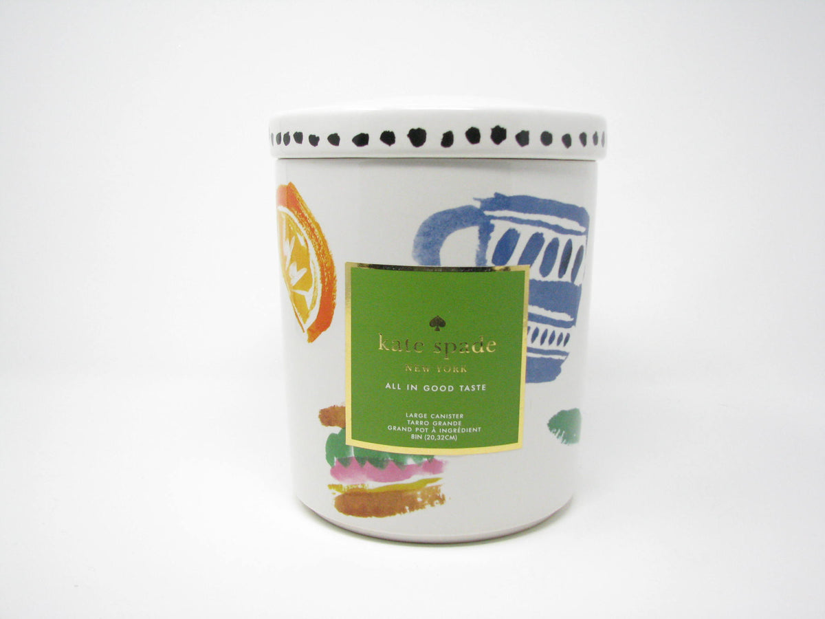 Kate Spade Lenox All in Good Taste Large Lidded Canister – edgebrookhouse