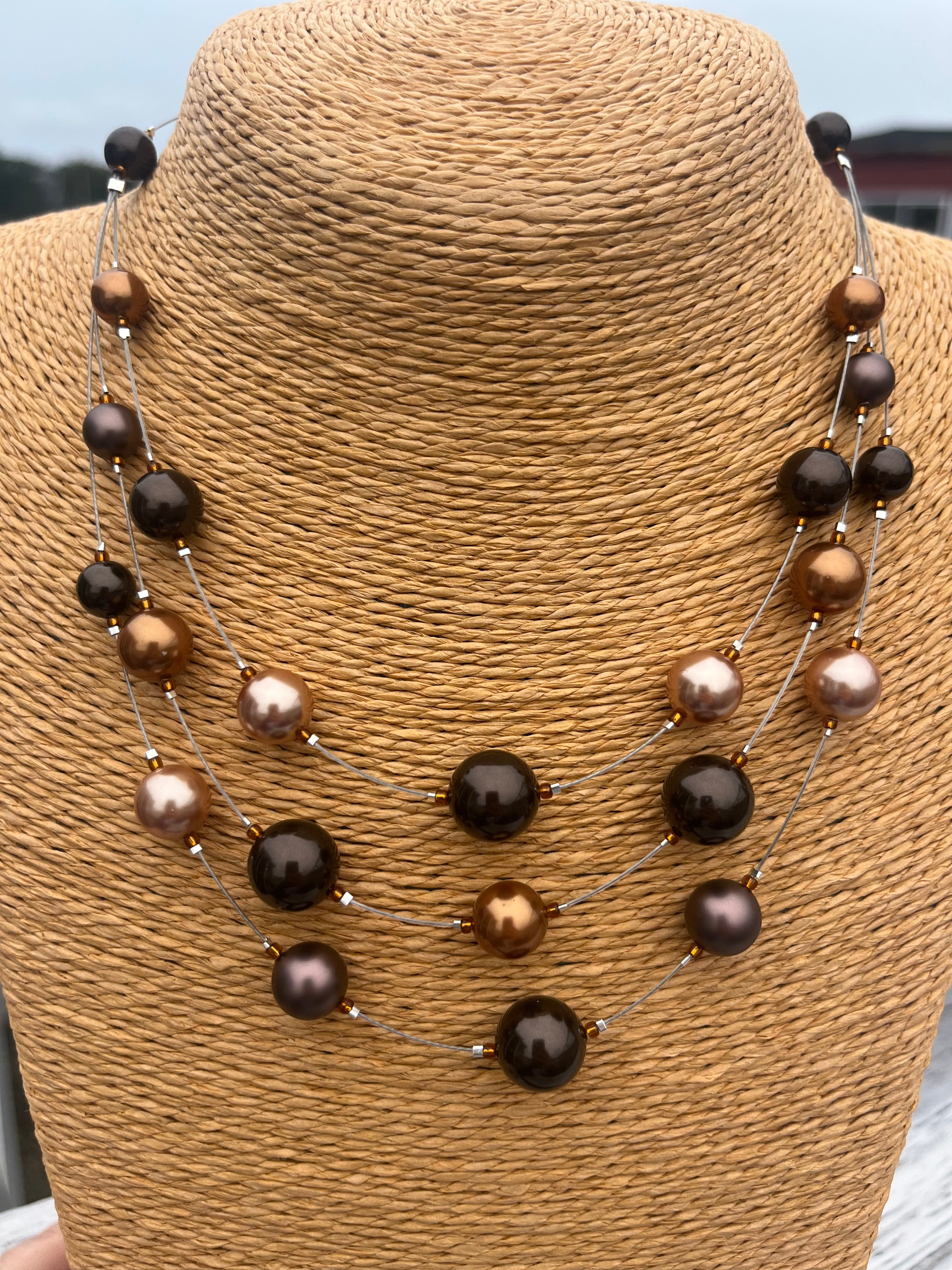 Swarovski Pearl Illusion Necklace