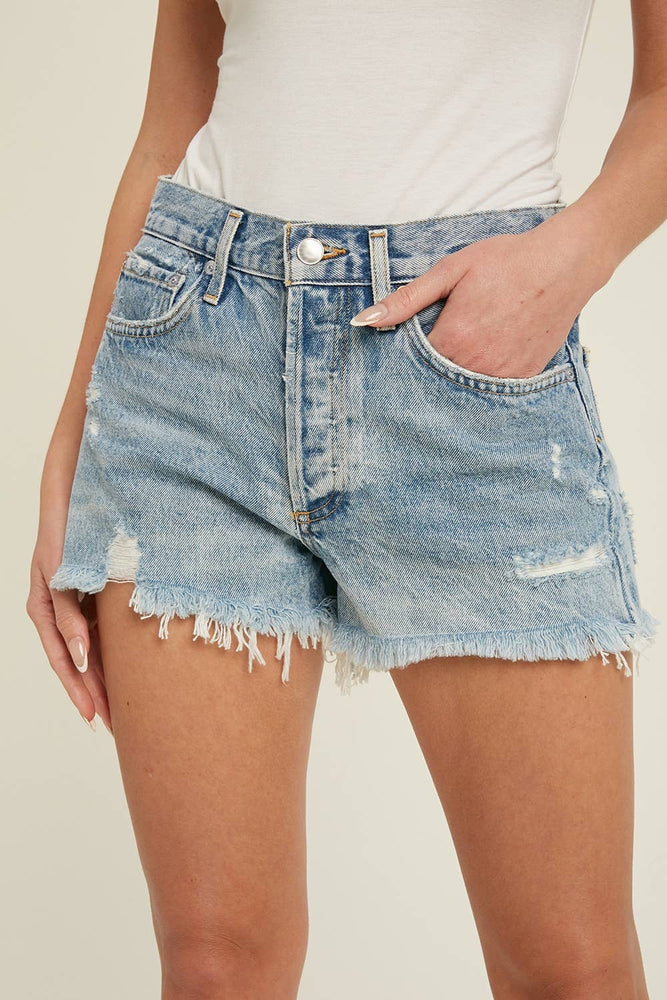 High Rise Frayed Hem Jeans – Yup Sup