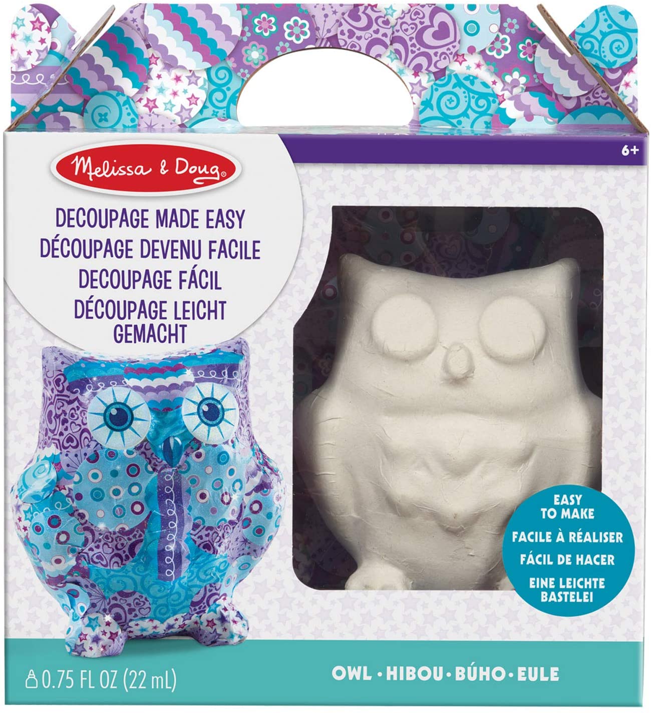 melissa and doug decoupage owl