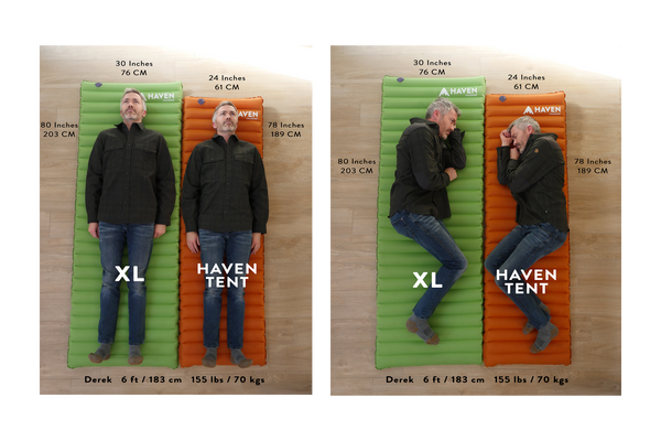 Haven XL - Haven Original Size Comparison 