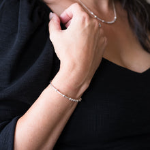 Load image into Gallery viewer, Woman wearing a MAMA BEAR Morse Code Bracelet