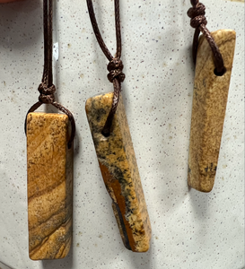 Picture Jasper - a desert sand colour with definite lines in different tones of brown showing